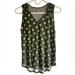 Market & Spruce Floral Sleeveless Top
